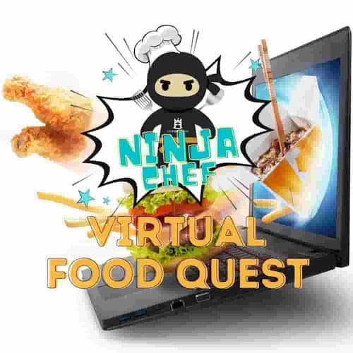Virtual Food Quest - Virtual Team Building Activities (Image from The Fun Empire)