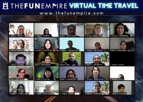 Virtual Time Travel - Virtual Team Building Singapore